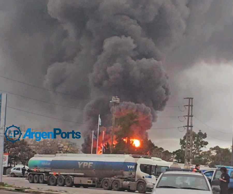 INCENDIO YPF ENSENADA